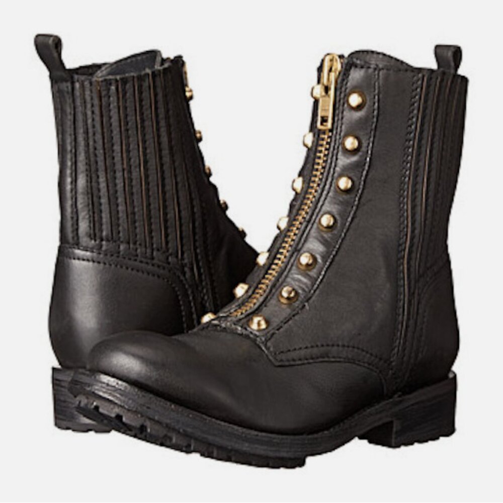 NWOB ASH Rachel Stud Front Leather Ankle Boots